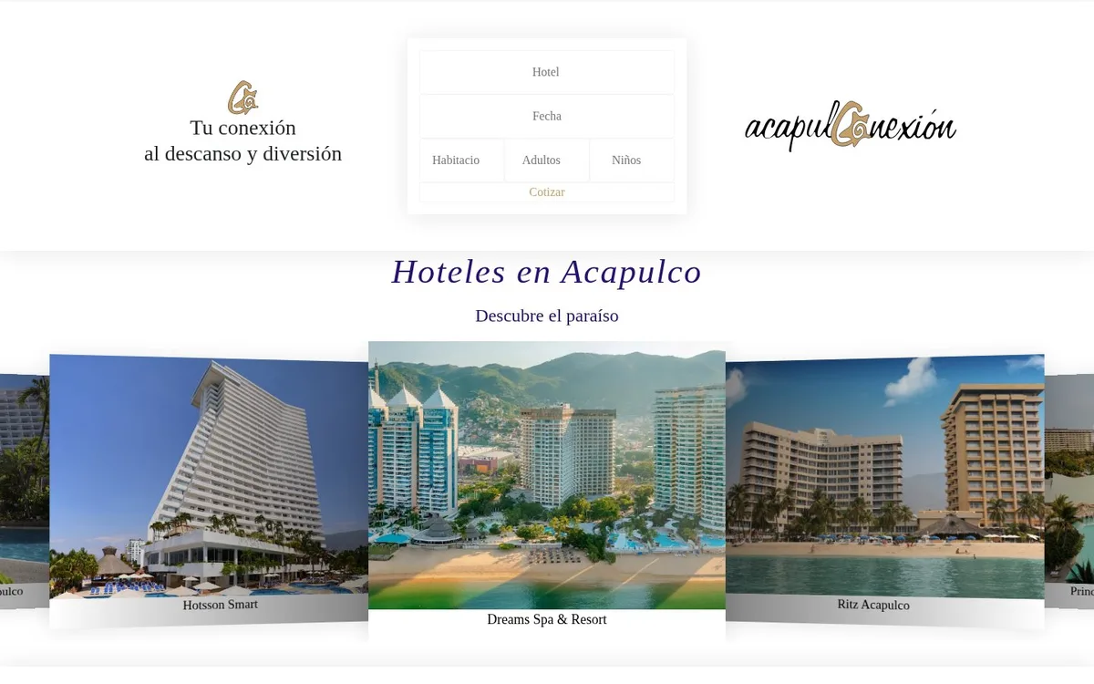 Sitio web de Acapulco Conexión